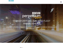 Tablet Screenshot of perpetuum.com