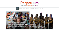 Desktop Screenshot of perpetuum.cz