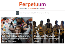 Tablet Screenshot of perpetuum.cz